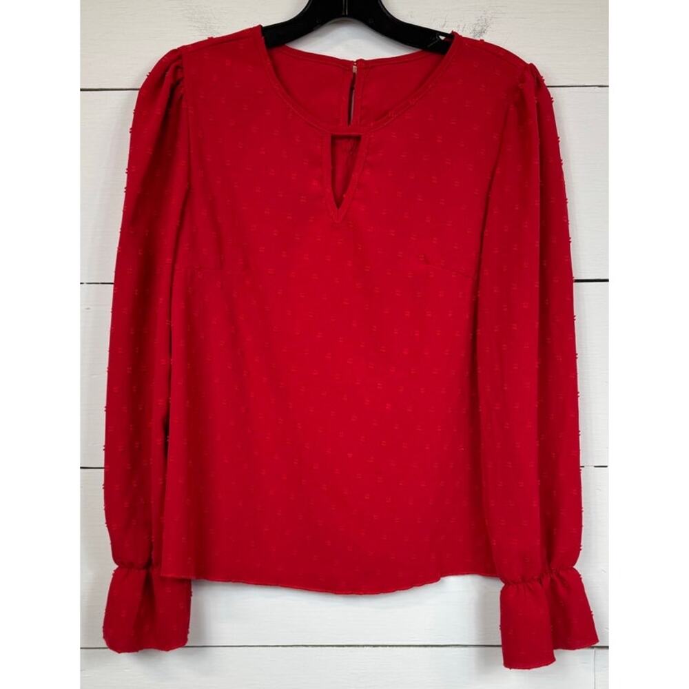 Shein Red Blouse Women's Medium